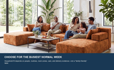 Family modular sofa