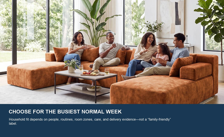 Comfort that fits real life.