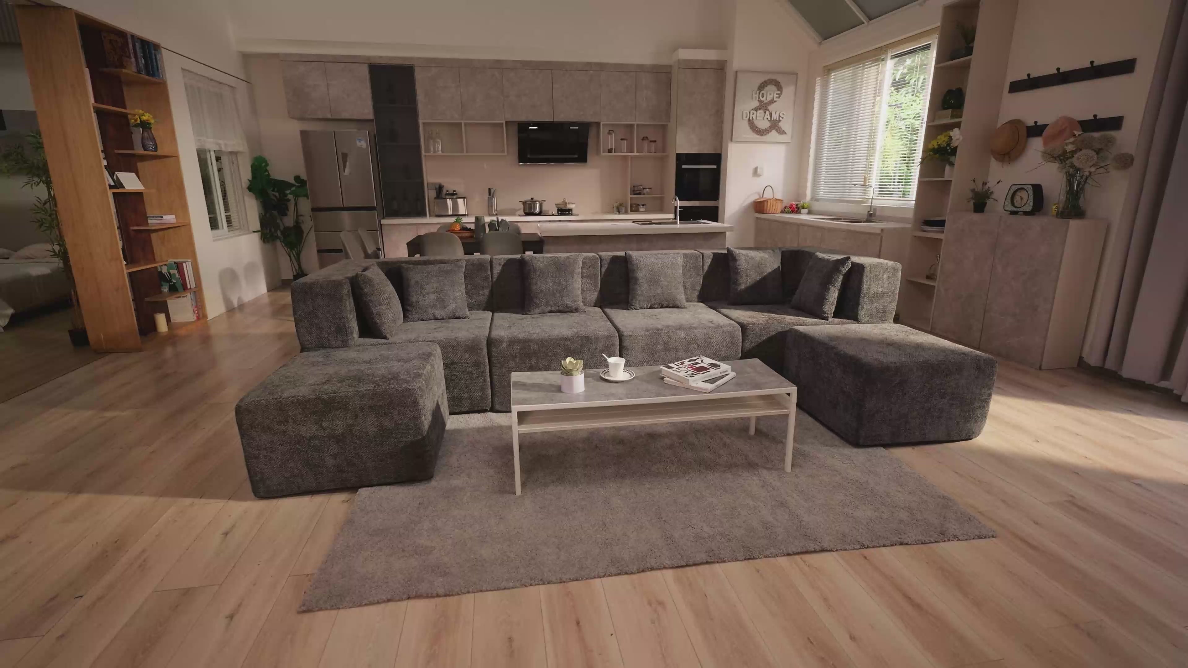 U-Shaped Modular Couch